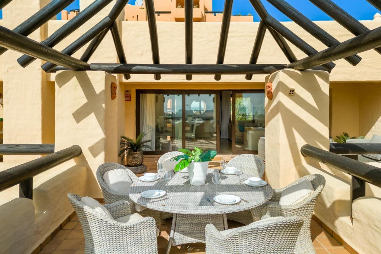 Appartement 15 First Line Penthouse With Wonderful Seaview Near Duquesa Golf Manilva Andalucia Extérieur photo