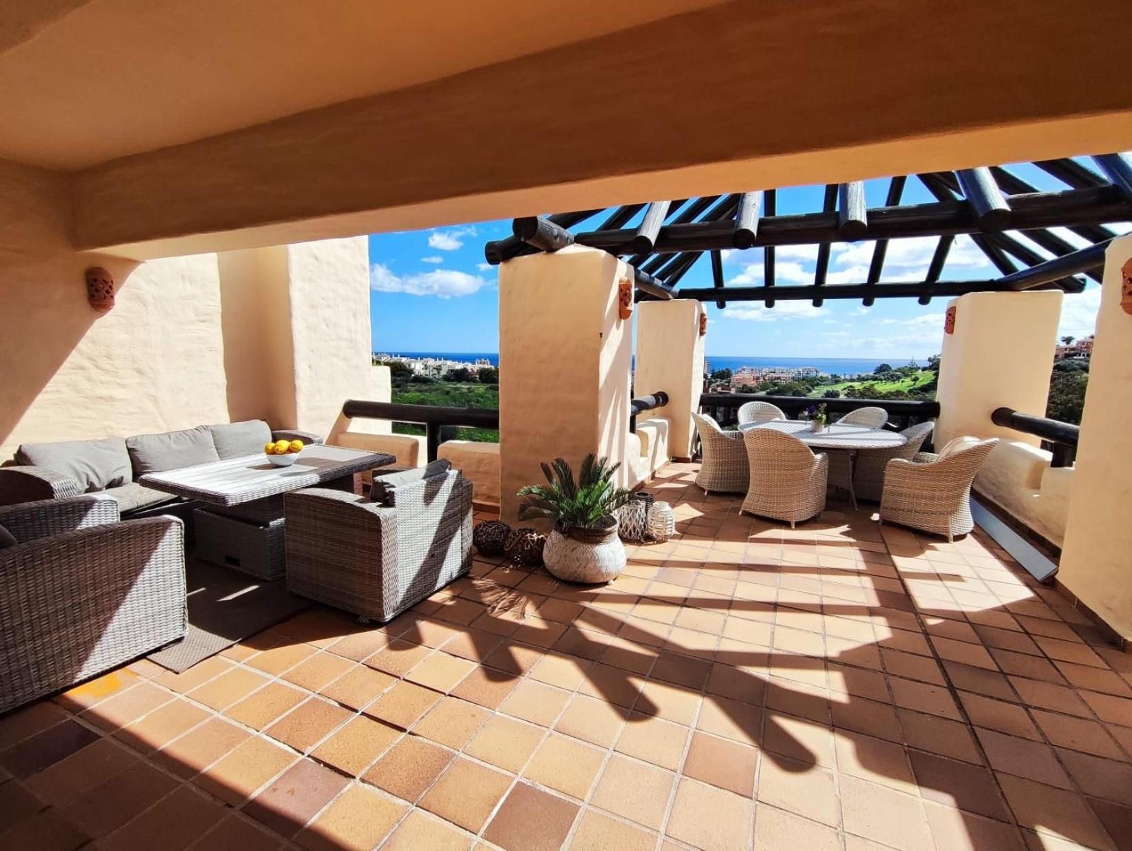 Appartement 15 First Line Penthouse With Wonderful Seaview Near Duquesa Golf Manilva Andalucia Extérieur photo